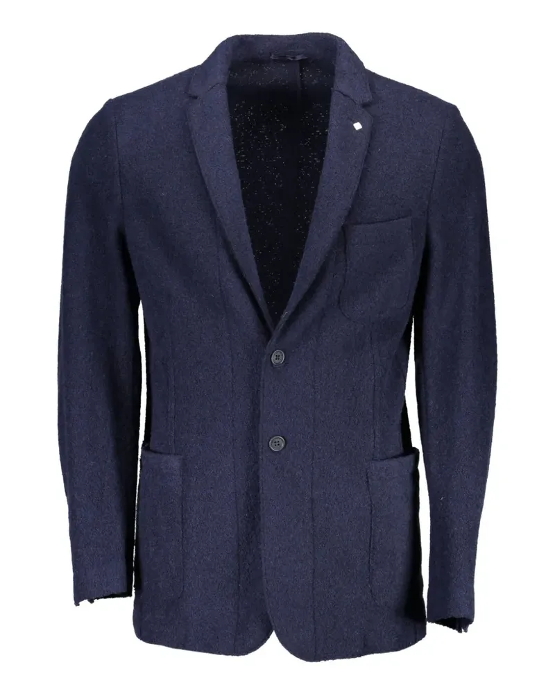 Gant single-breasted wool blazer - Blau Blau