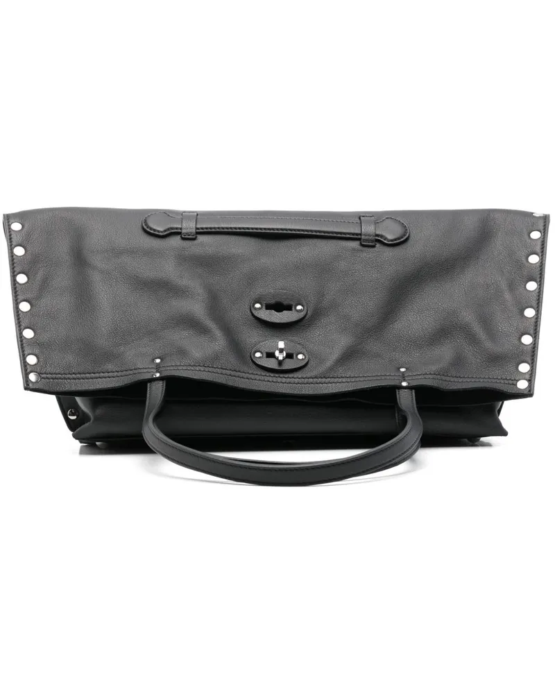 Zanellato Mittelgroße A'spasso Saeta Tote Bag - Schwarz Schwarz