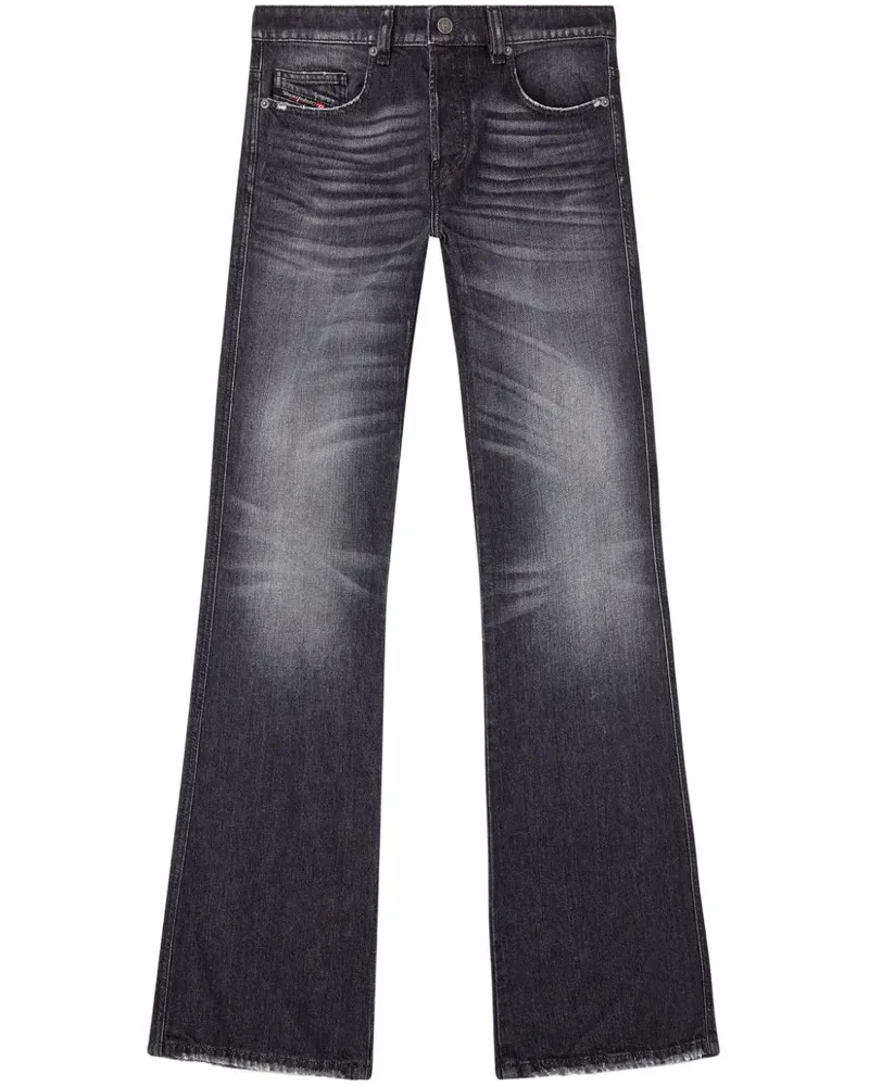 Diesel 1998 D-Buck 09L50 Bootcut-Jeans - Schwarz Schwarz