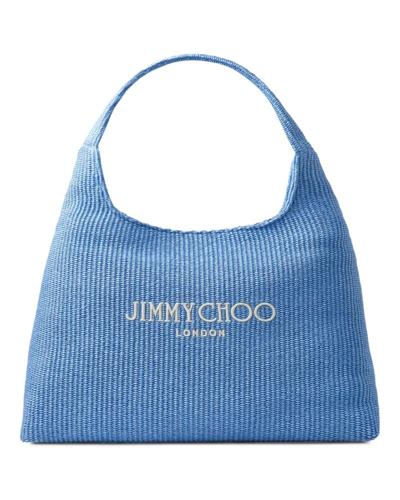 Jimmy Choo Schultertasche mit Logo - Blau Blau