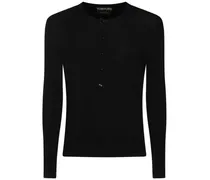 Geknöpfter Cardigan - Schwarz