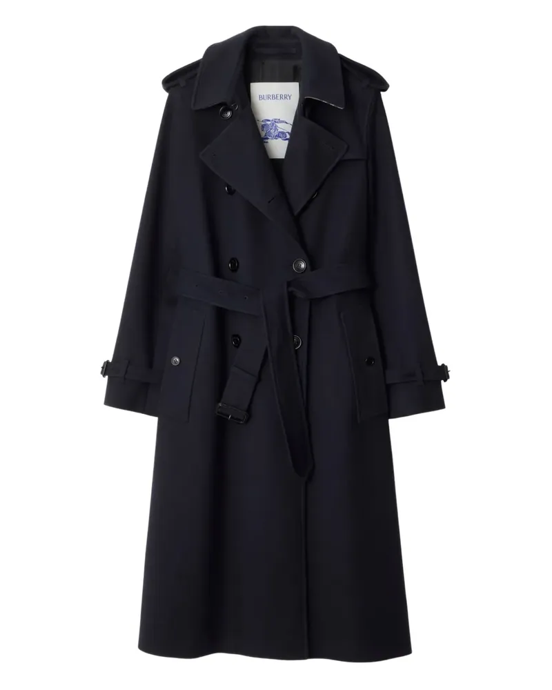 Burberry Kensington Trenchcoat - Blau Blau