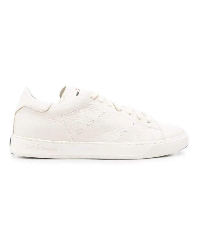 Kiton Sneakers aus Leder - Weiß Weiß