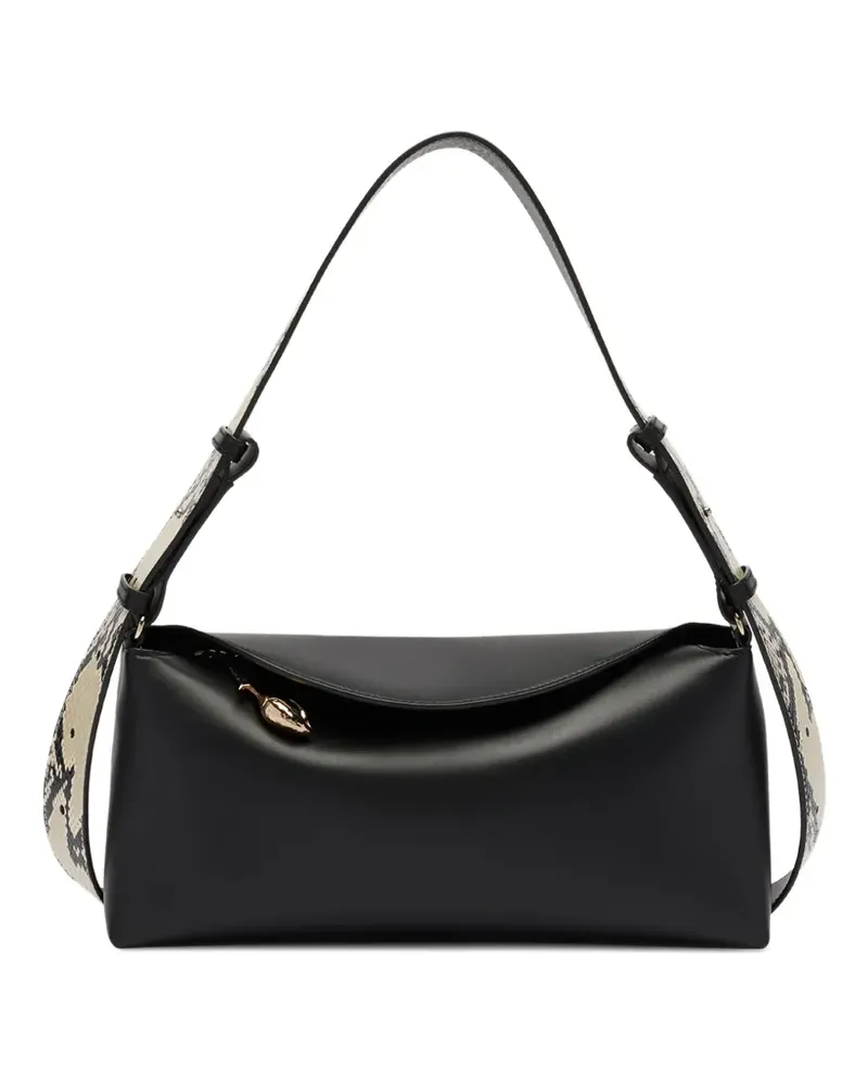 Erdem Bloom East-West-Schultertasche - Schwarz Schwarz