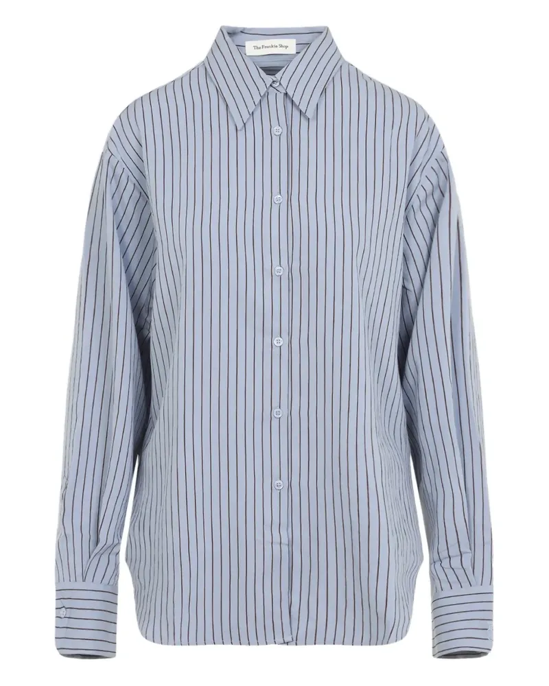 FRANKIE Shop striped button-down shirt - Blau Blau