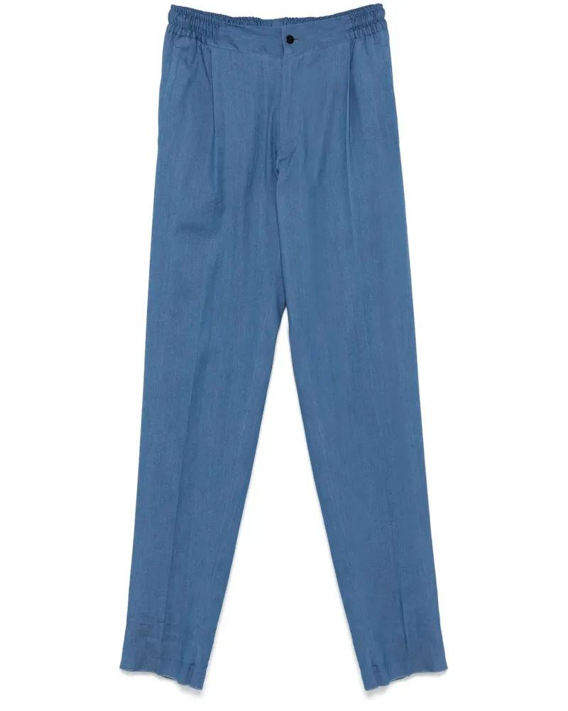 Kiton Hose mit Tapered-Bein - Blau Blau