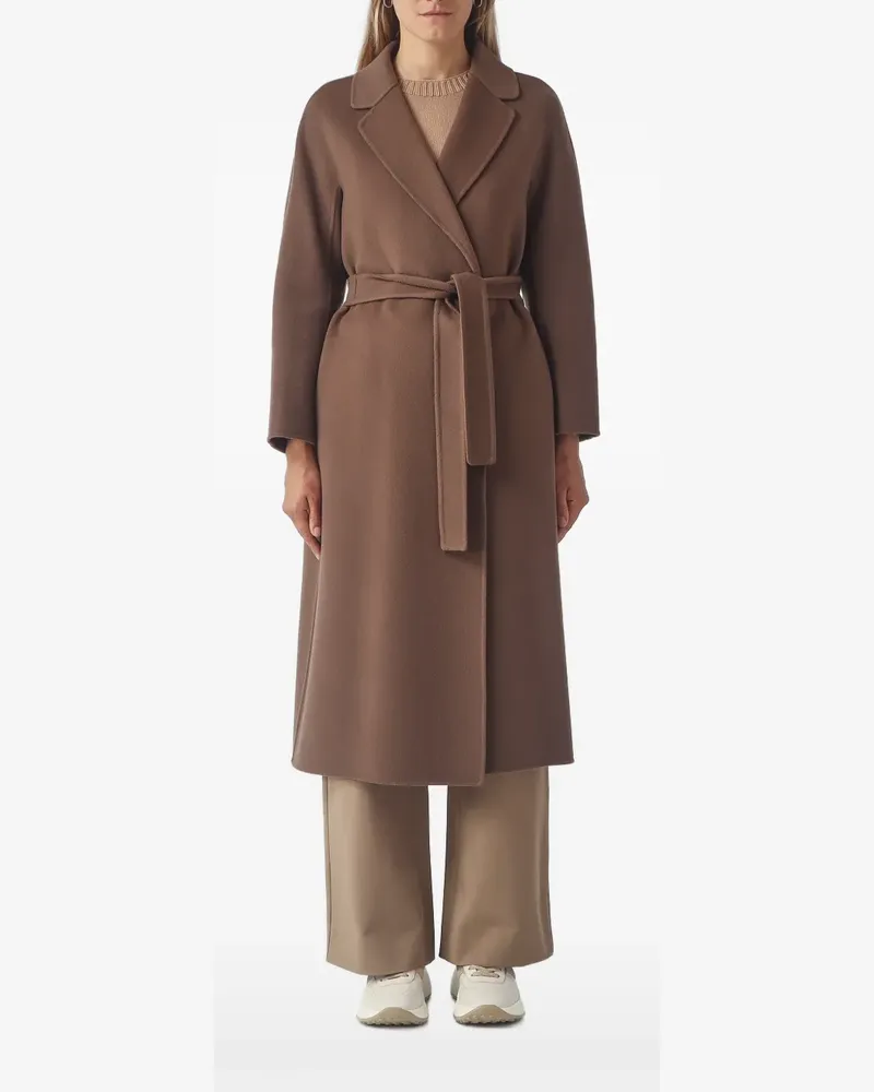 Max Mara Esturia Mantel mit Gürtel - Braun Braun