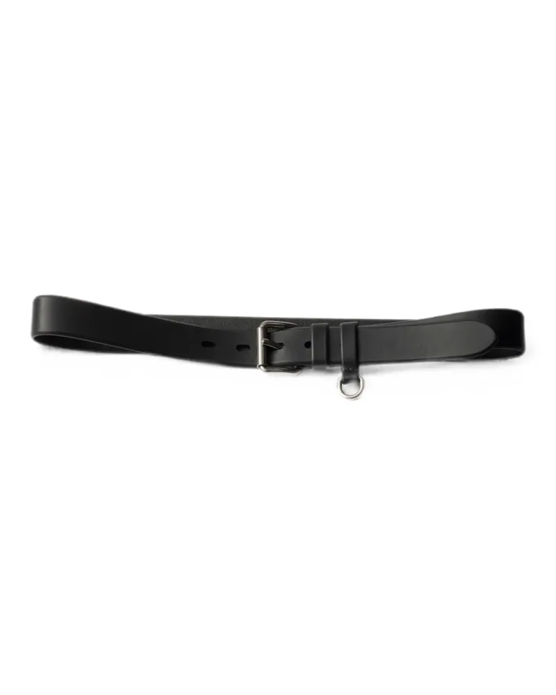 Prada leather belt - Schwarz Schwarz