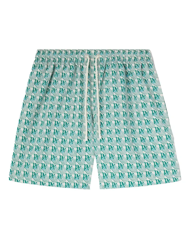 Palm Angels PA Diamonds Badeshorts - Grün Grün