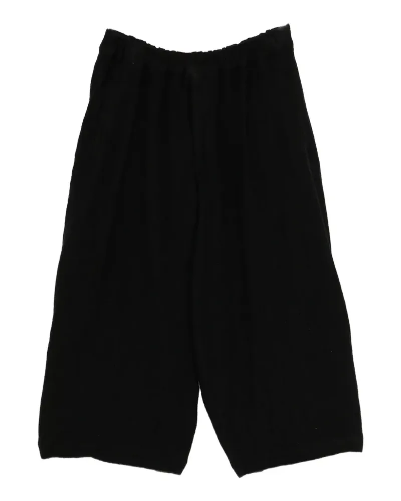 Comme des Garçons elasticated cropped trousers - Schwarz Schwarz
