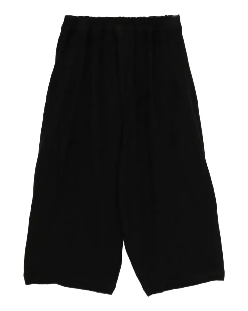 Comme des Garçons Cropped-Hose mit Stretchbund - Schwarz Schwarz