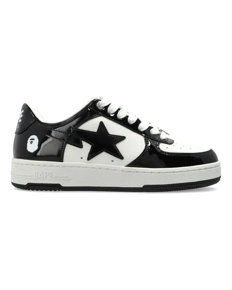BAPE Bape Sta patent leather sneakers - Schwarz Schwarz