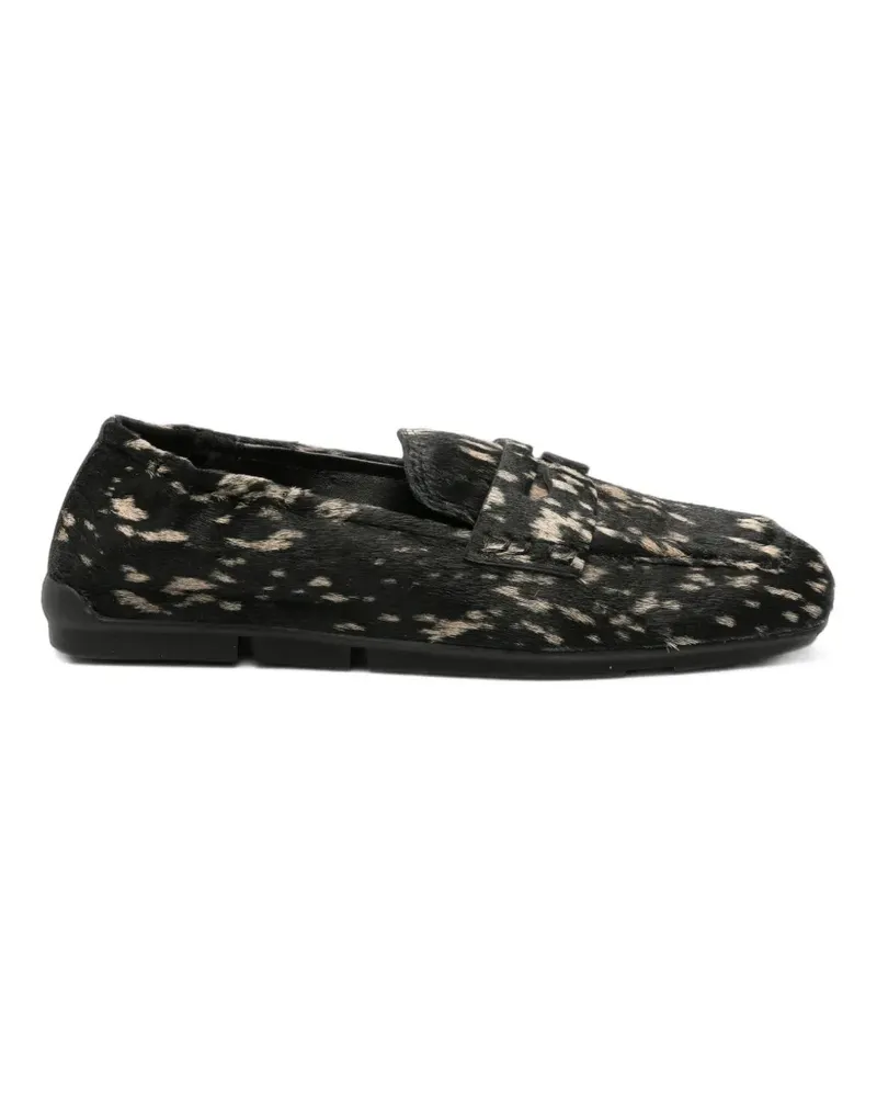 ash Barkley animal-print loafers - Schwarz Schwarz