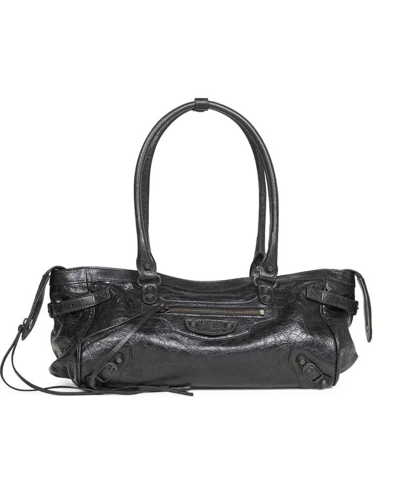 Balenciaga Le City Schultertasche - Schwarz Schwarz