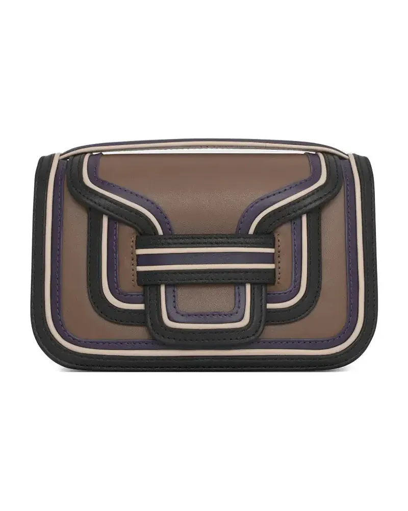 Pierre Hardy leather clutch bag - Braun Braun