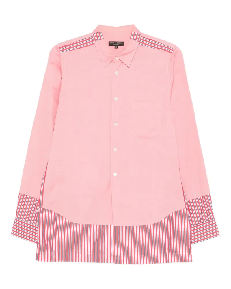 Comme des Garçons 2000s Hemd mit Streifendetail - Rosa Rosa