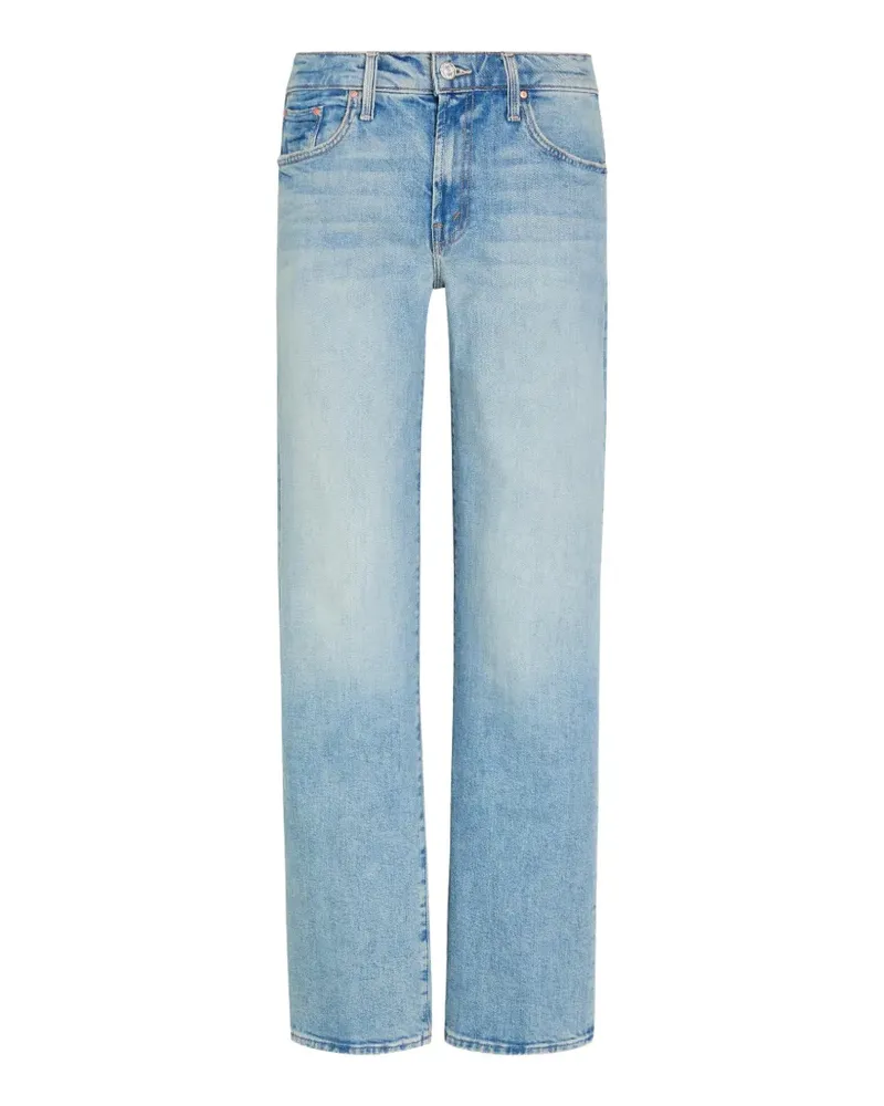 Mother Rambler Skimp faded straight-leg jeans - Blau Blau