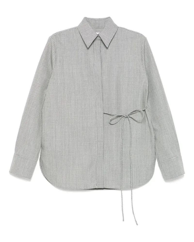 Jil Sander Kariertes Hemd - Grau Grau