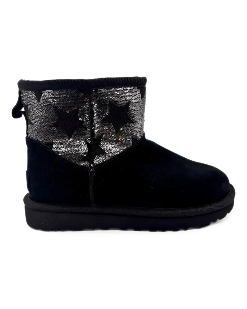 UGG Classic Mini sequin boots - Schwarz Schwarz