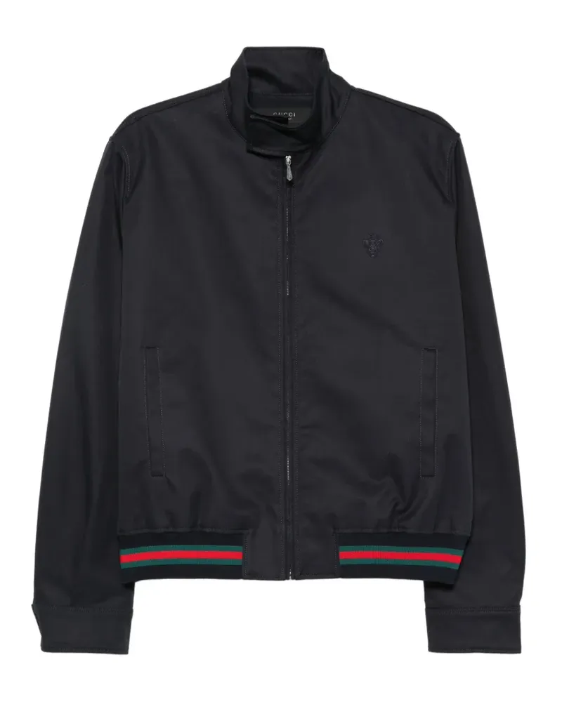 Gucci Web-stripe cotton jacket - Blau Blau