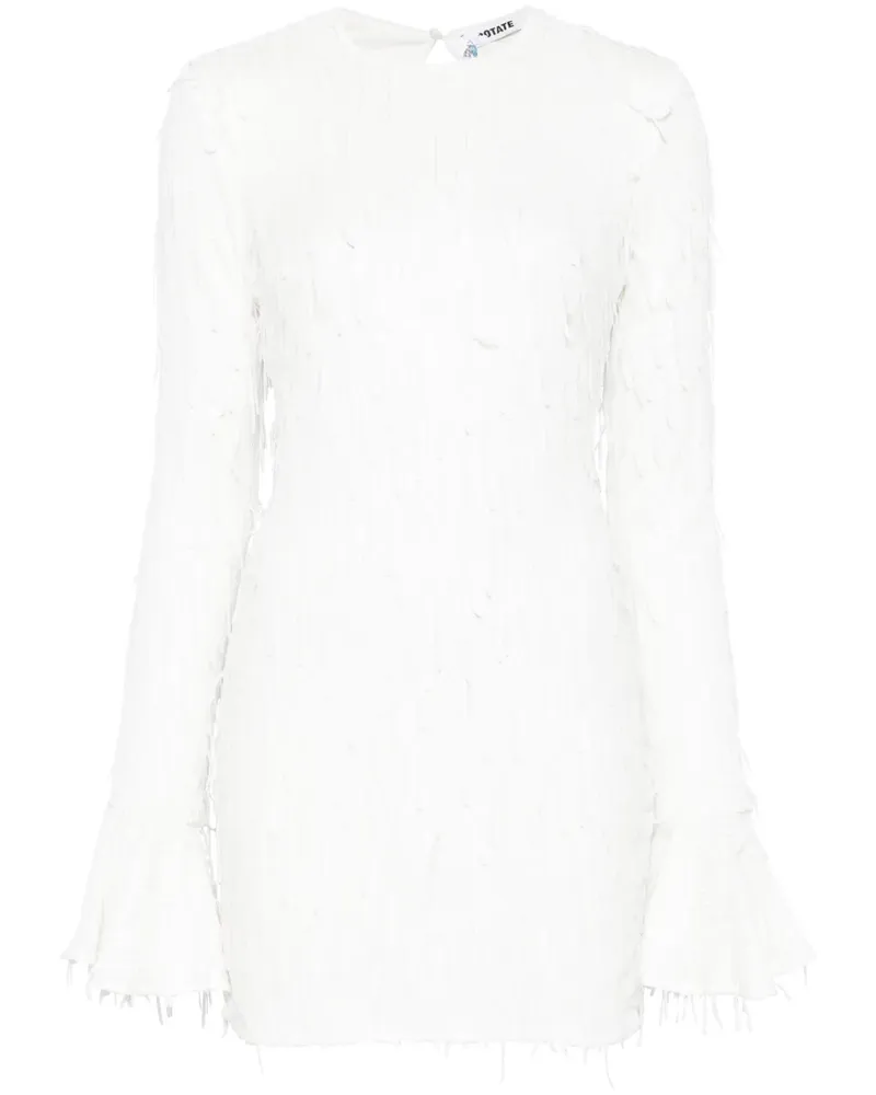ROTATE Birger Christensen Rückenfreies Minikleid - Weiß Weiß