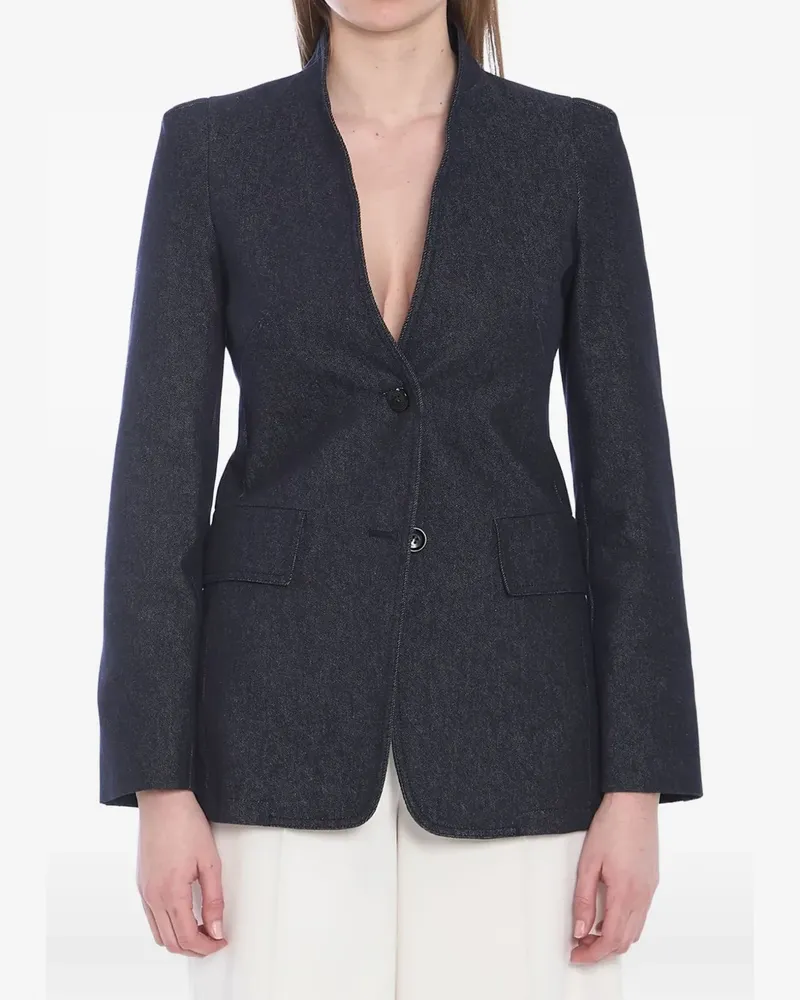 Max Mara Beatrice single-breasted blazer - Blau Blau