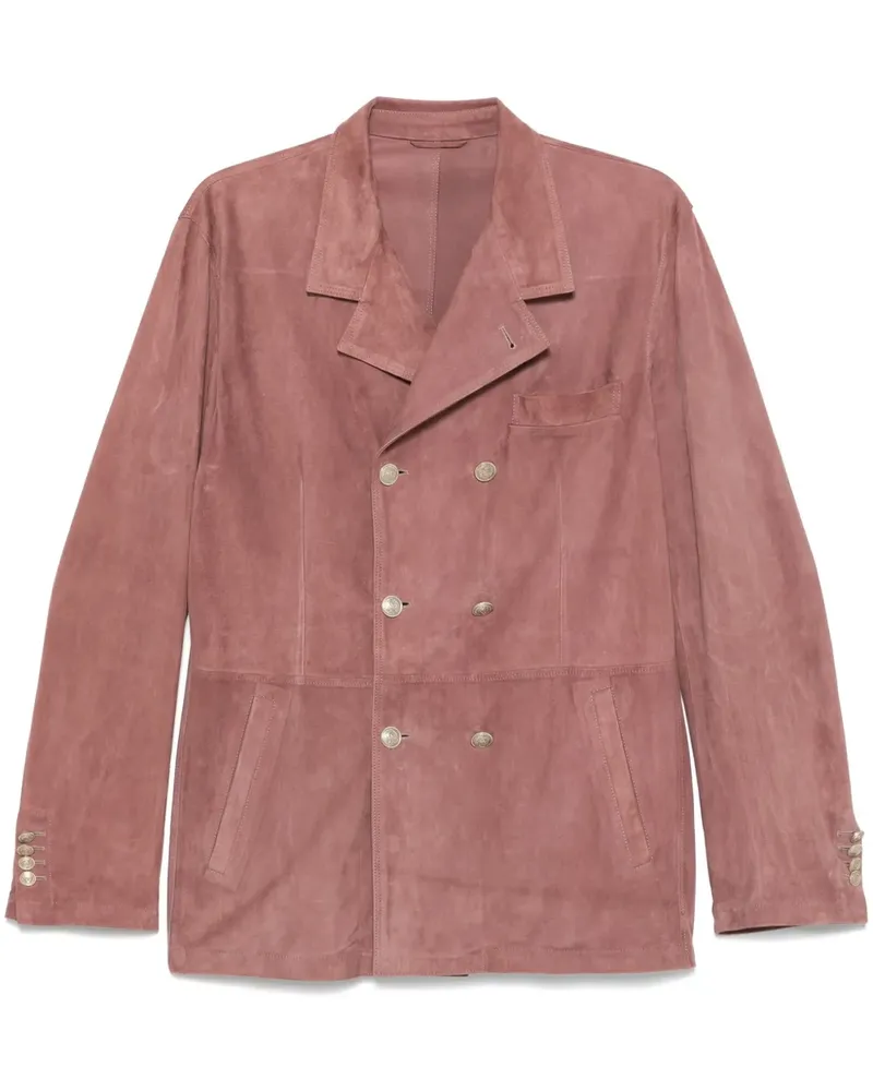 Eleventy Jacke aus Wildleder - Violett Violett