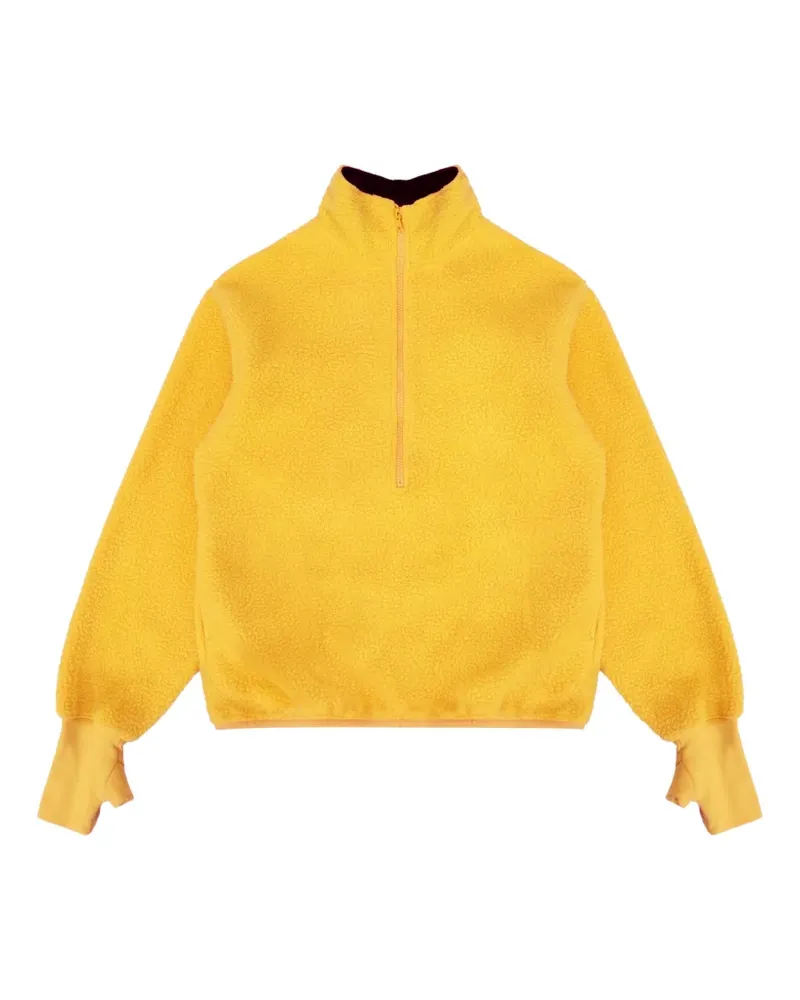 Entire Studios fleece half-zip sweater - Gelb Gelb
