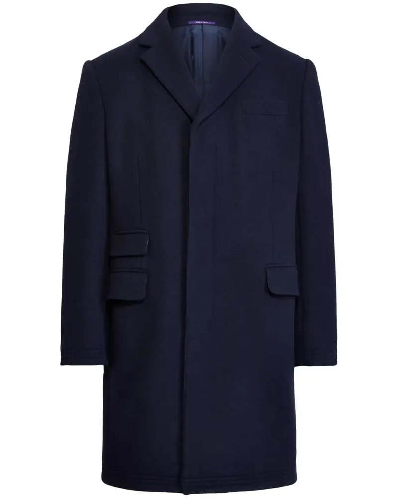 Ralph Lauren Mantel aus gebürsteter Wolle - Blau Blau
