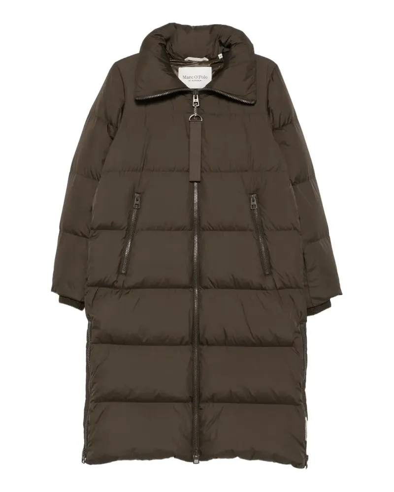 Marc O'Polo quilted high-neck coat - Braun Braun