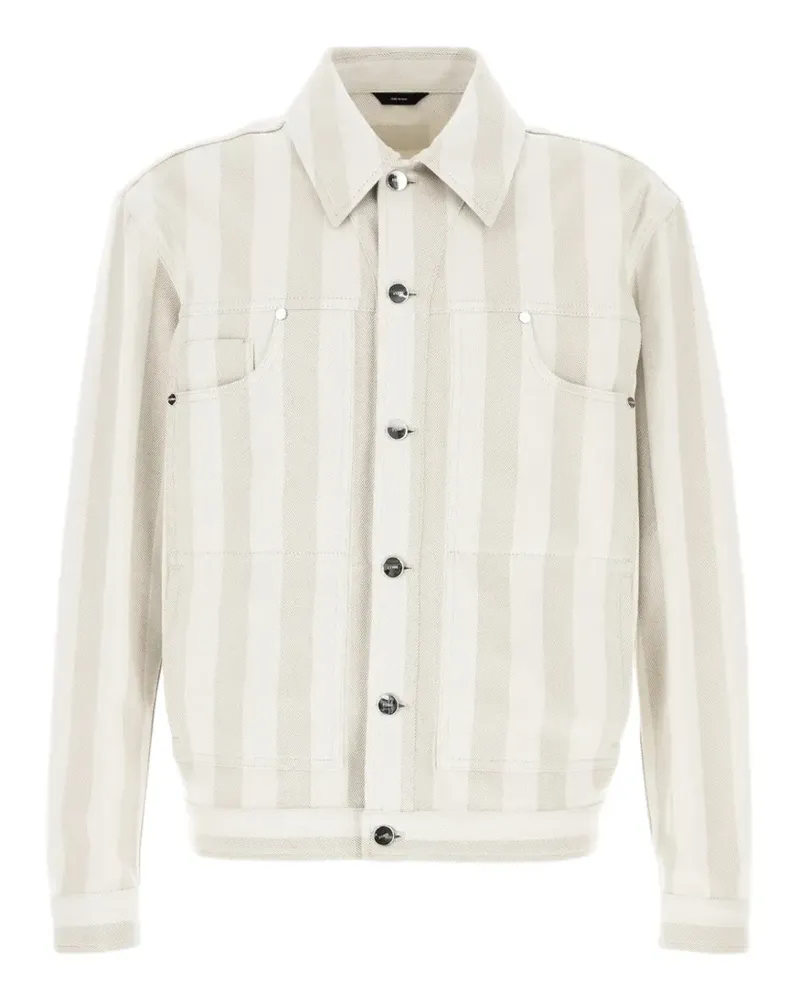 Fendi Klassische Jeansjacke - Nude Nude