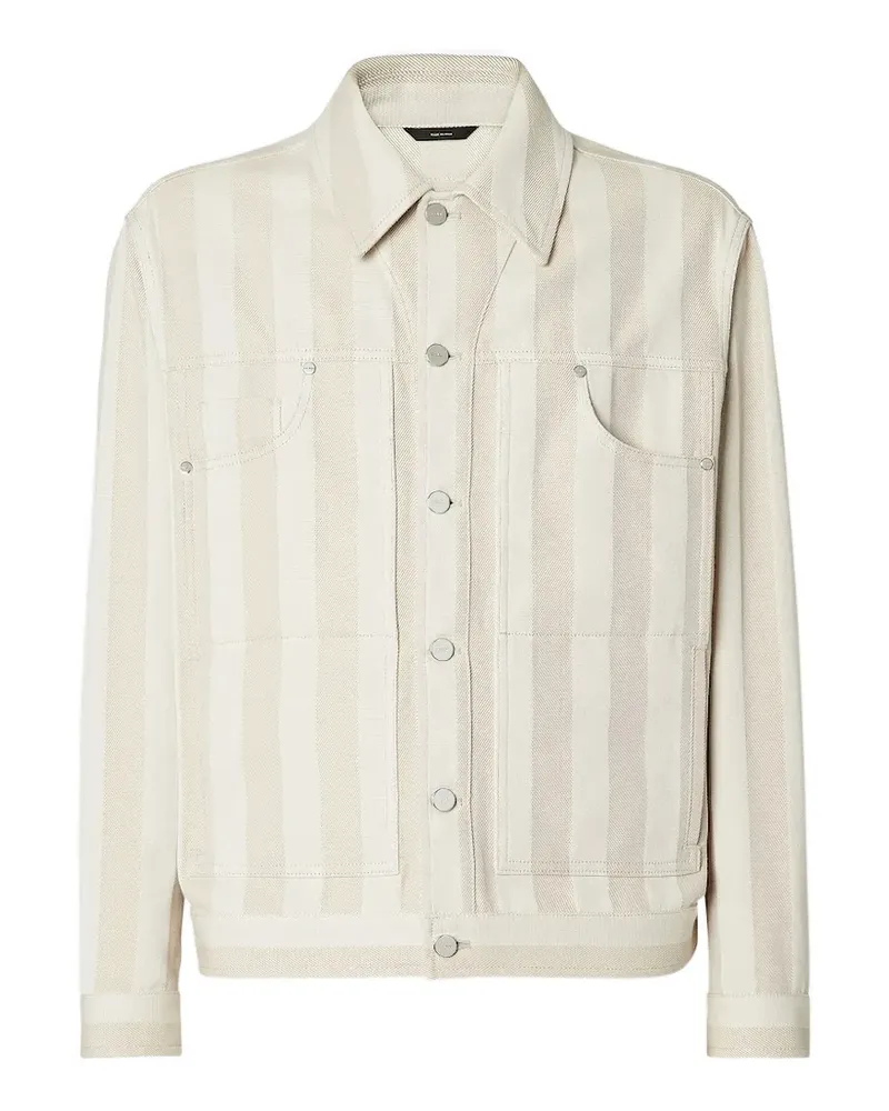 Fendi Klassische Jeansjacke - Nude Nude