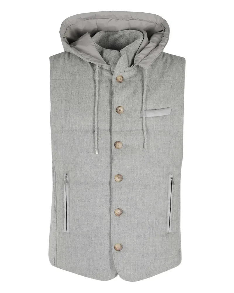 Gran Sasso welt-pocket gilet - Grau Grau