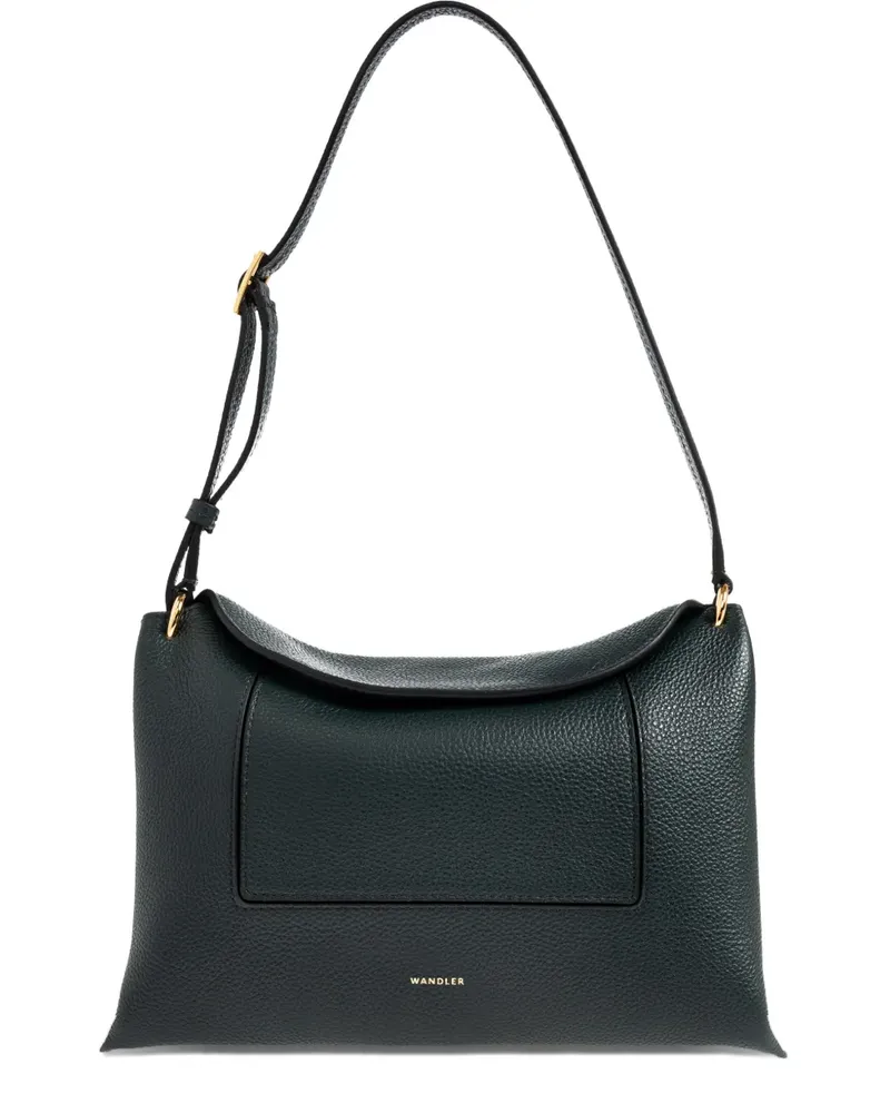 WANDLER Penelope Slouch leather shoulder bag - Grün Grün
