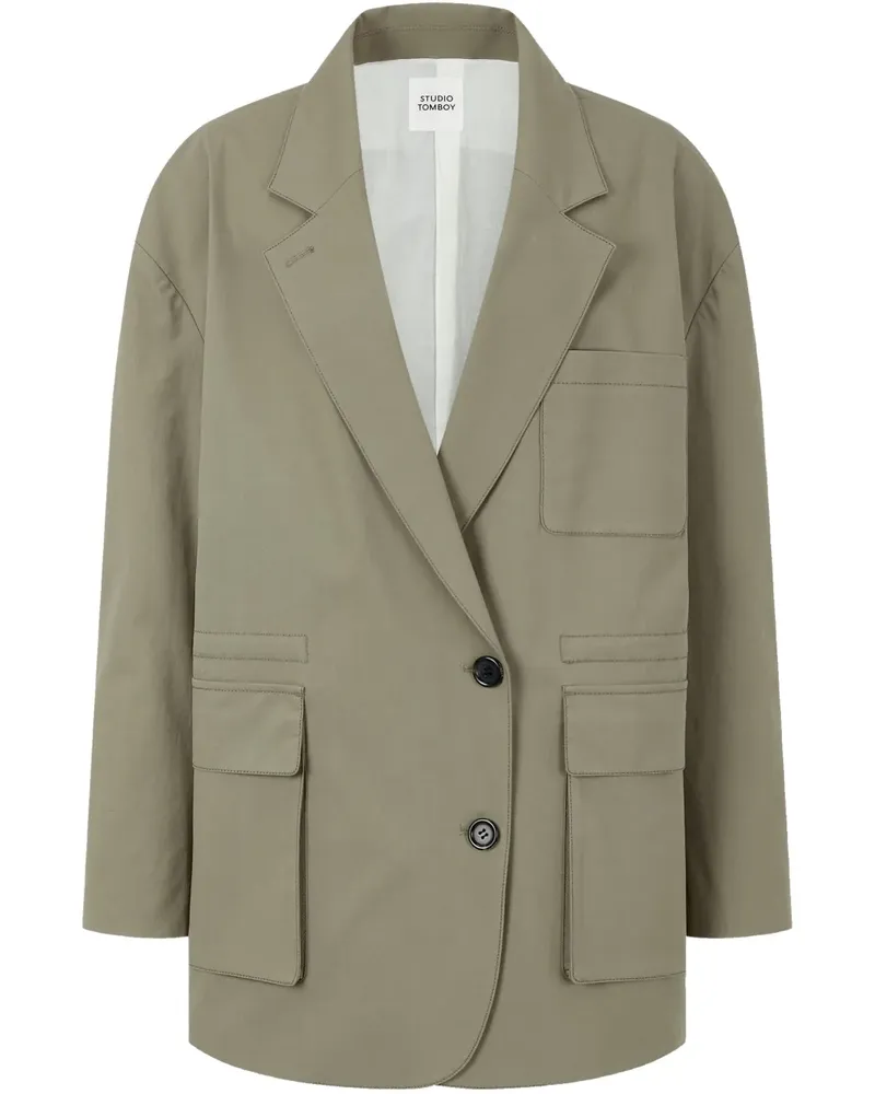STUDIO TOMBOY Jacke im Oversized-Look - Grün Grün