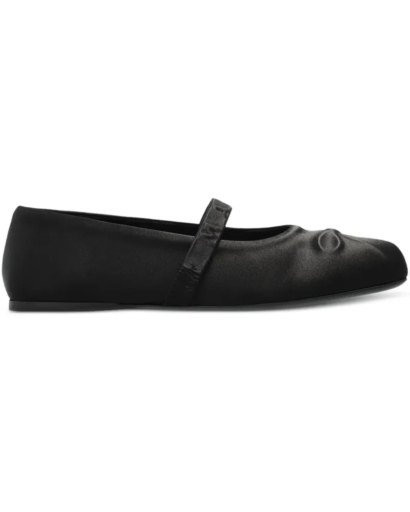 Marni Ballerinas aus Leder - Schwarz Schwarz
