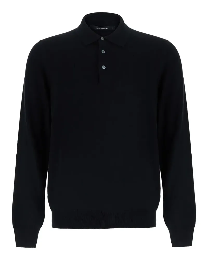 Tagliatore Pullover mit Knöpfen - Schwarz Schwarz