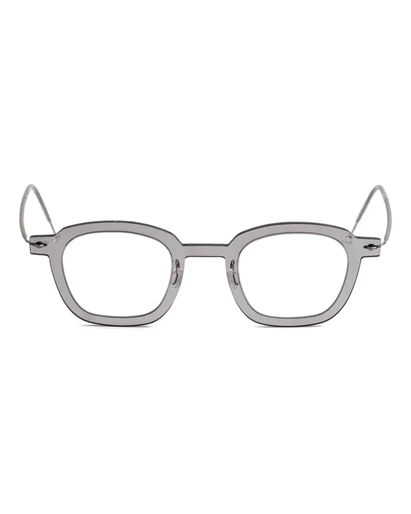 Lindberg geometric-frame glasses - Grau Grau