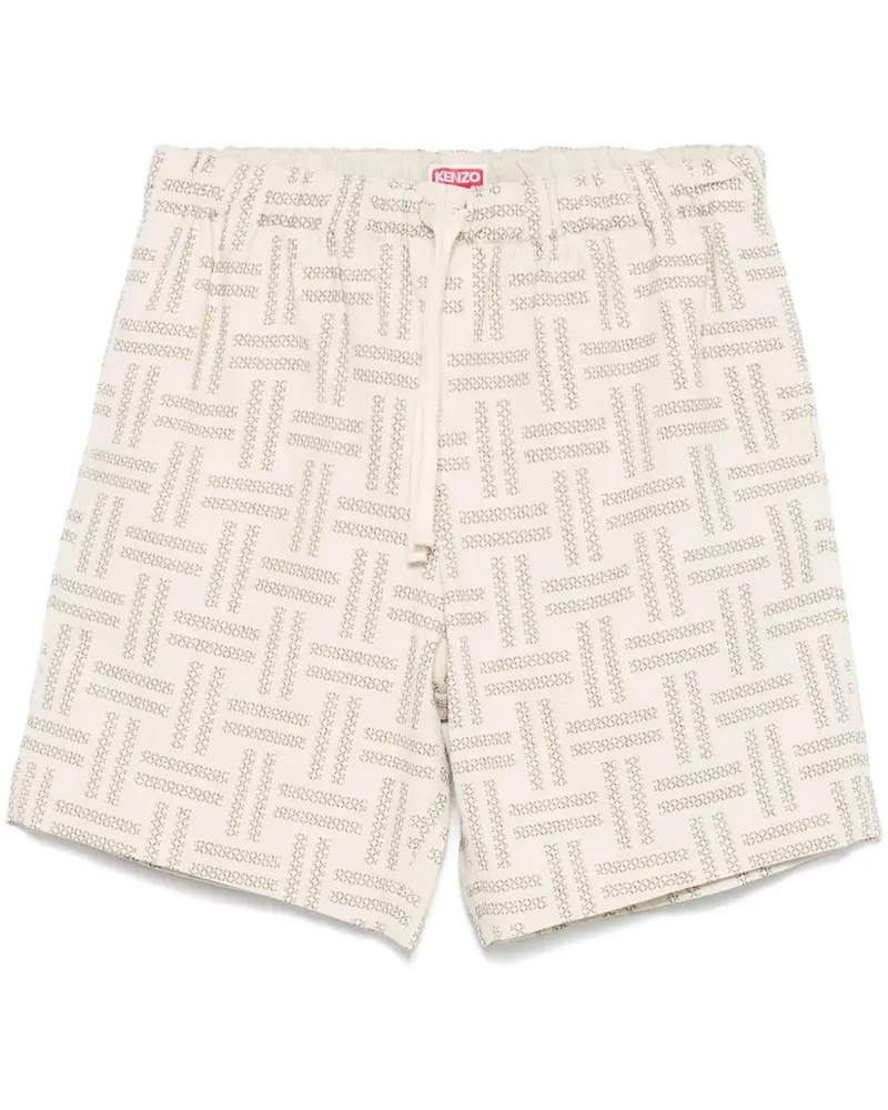 Kenzo Weave Shorts - Nude Nude