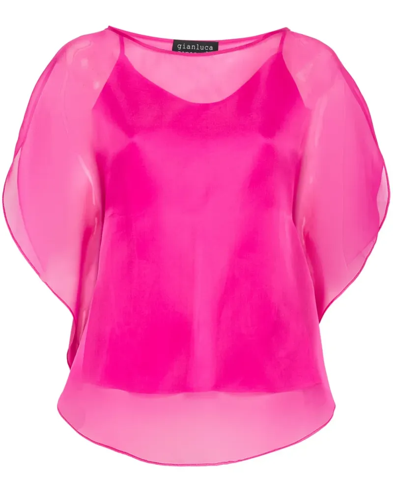 Gianluca Capannolo Iris Bluse - Rosa Rosa