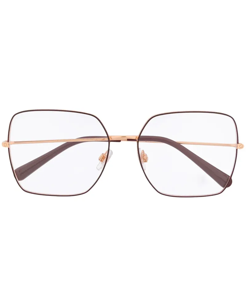 Dolce & Gabbana Eckige Brille - Gold Gold