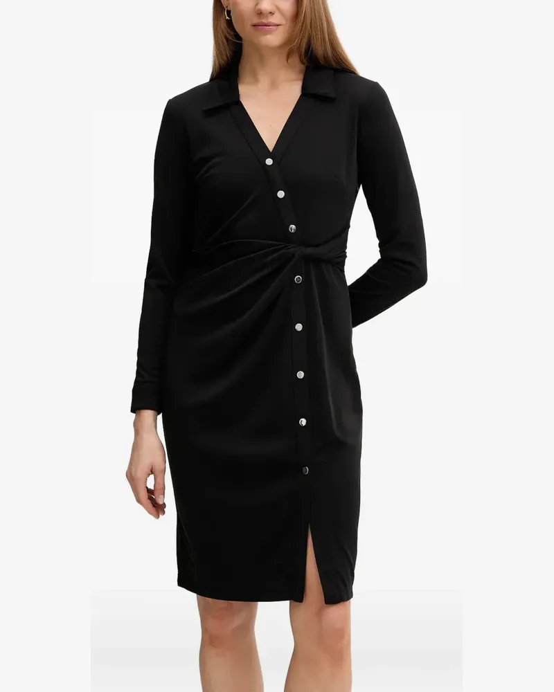 DKNY Minikleid mit Knotendetail - Schwarz Schwarz