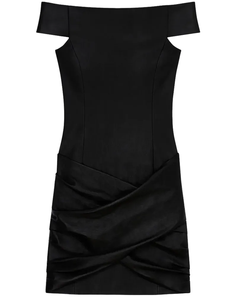 Givenchy Drapiertes Minikleid - Schwarz Schwarz