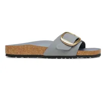 Madrid Big Buckle Sandalen - Grau
