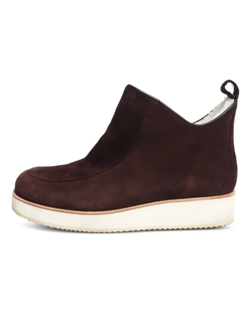 Gabriela Hearst Harry shearling ankle boots - Braun Braun