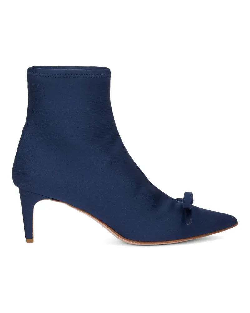 RED Valentino Stiefel mit Schleife - Blau Blau
