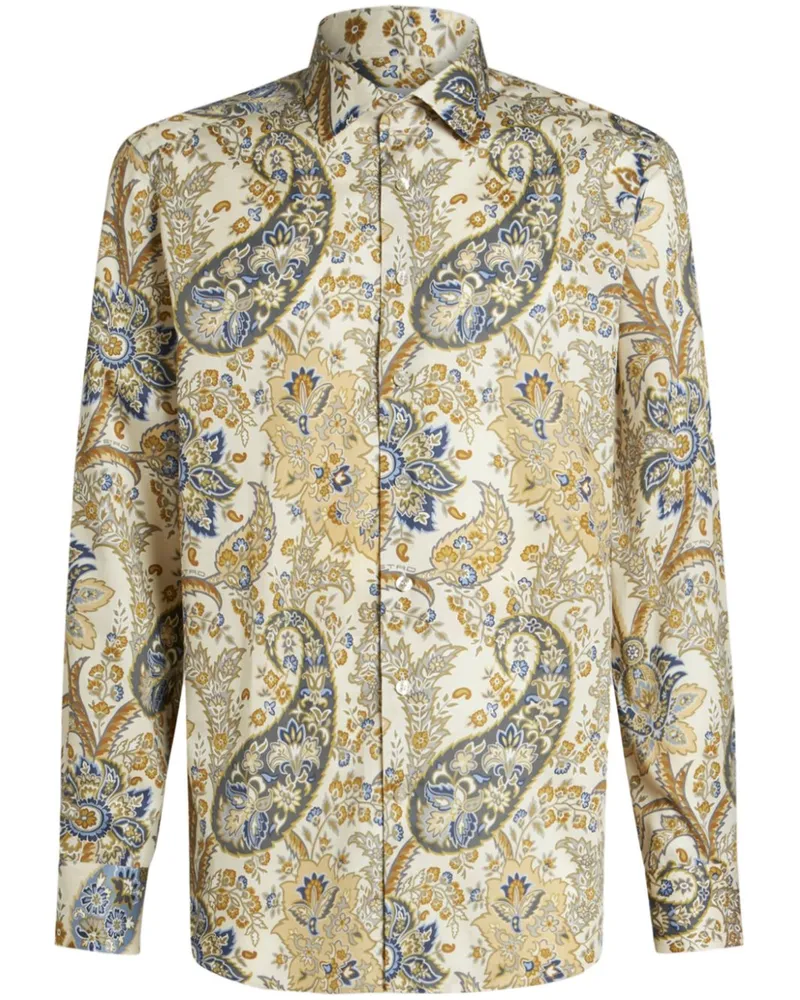 Etro Hemd mit Paisleymuster - Grün Grün