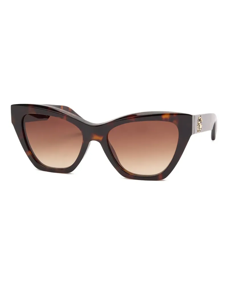 Roberto Cavalli Sonnenbrille mit Logo-Schild - Braun Braun