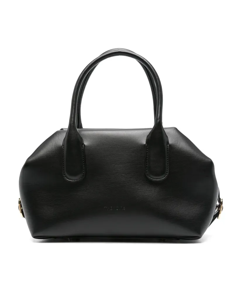THEMOIRÈ Kleine Talia Tote Bag mit Schnallendetail - Schwarz Schwarz