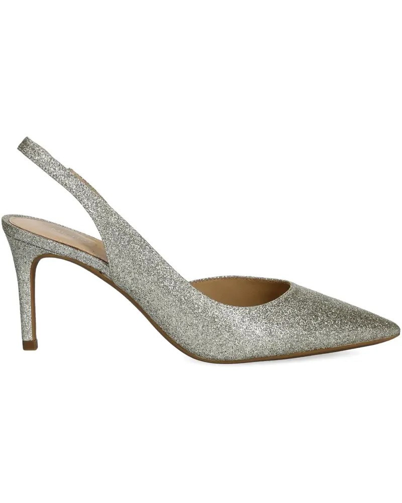 Michael Kors Pumps mit Glitter-Detail 75mm - Silber Silber